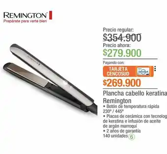 Jumbo Plancha cabello keratina remington oferta