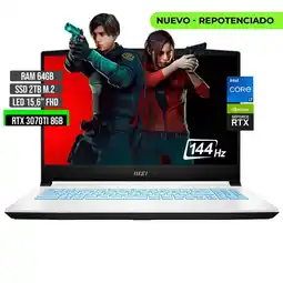 Falabella PORTATIL INTEL CORE I7-12650H SSD 2TB RAM 64GB RTX 3070TI 8GB 15,6 FHD 144Hz oferta