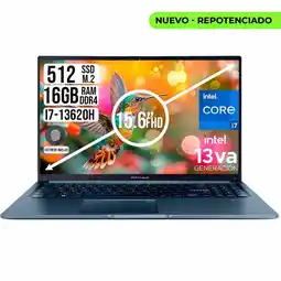 Falabella PORTATIL VIVOBOOK INTEL CORE I7-12700H SSD 512GB RAM 40GB LED 16 FULL HD oferta