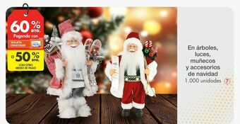 Metro En árboles, luces, muñecos y accesorios de navidad oferta