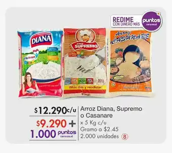 Metro Arroz diana, supremo o casanare oferta