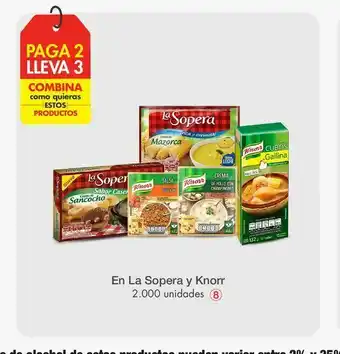 Metro En la sopera y knorr oferta