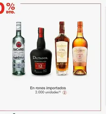 Metro En rones importados oferta