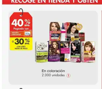 Metro En coloración oferta