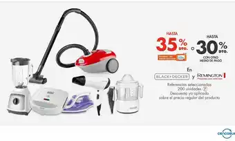 Metro Black + decker y remington oferta