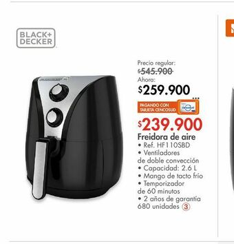 Metro Freidora de aire oferta