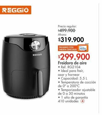 Metro Freidora de aire oferta