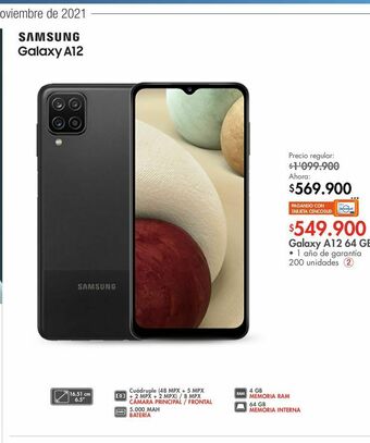 Metro Galaxy a12 64 gb oferta