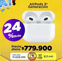 Alkomprar AirPods 3ª Generación oferta