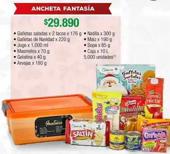 Jumbo Anchetas navideñas fantasia oferta