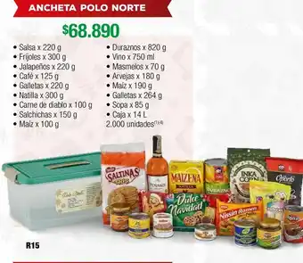 Jumbo Anchetas navideñas polo norte oferta