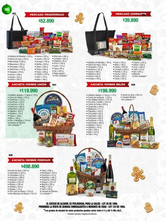 Jumbo Anchetas navideñas oferta