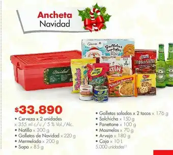 Metro Ancheta navidad oferta