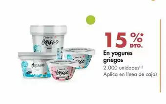 Metro En yogures griegos oferta