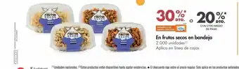 Metro En frutos secos en bandeja oferta