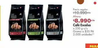 Metro Café excelso oferta
