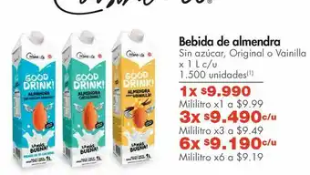 Metro Bebida de almendra oferta