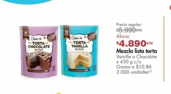 Metro Mezcla lista torta oferta