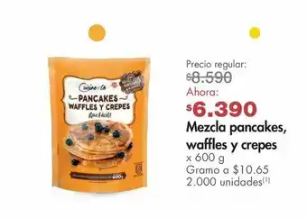 Metro Mezcla pancakes, waffles y crepes oferta