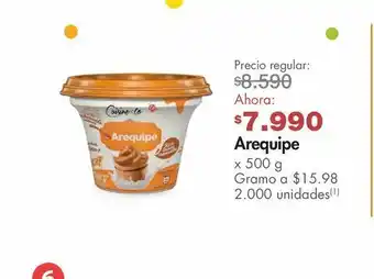 Metro Arequipe x 500 g oferta