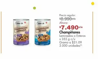 Metro Champiñones oferta