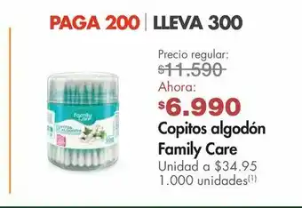 Metro Copitos algodón family care oferta