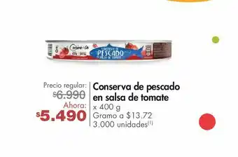 Metro Conserva de pescado en salsa de tomate oferta