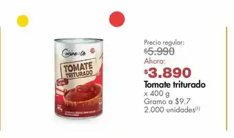 Metro Tomate triturado oferta