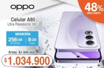 Alkosto Oppo celular A80 oferta