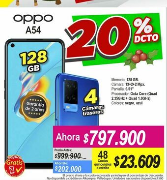 Alkomprar Oppo a54 oferta