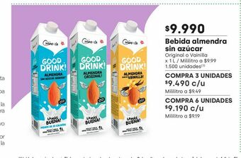 Jumbo Bebida de almendras cuisine & co oferta
