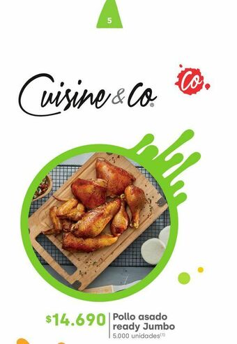Jumbo Pollo asado cuisine & co oferta