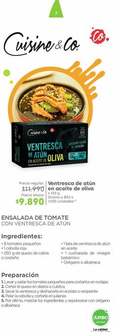 Jumbo Atún cuisine & co oferta