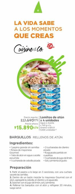 Jumbo Lomitos de atún cuisine & co oferta