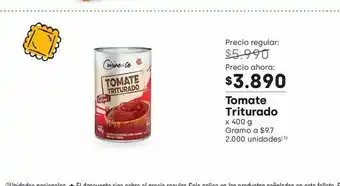Jumbo Tomate triturado cuisine & co oferta