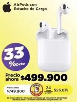 Alkomprar AirPods con Estuche de Carga oferta