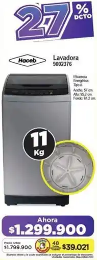 Alkomprar Haceb Lavadora 9002376 oferta