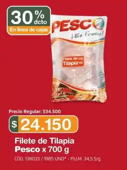 Makro Filete de Tilapia Pesco oferta