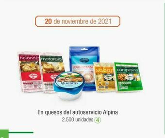 Jumbo Queso alpina oferta