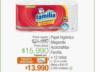 Jumbo Papel higiénico familia oferta