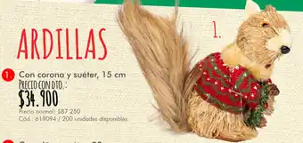Panamericana Con Corona y Suéter 15cm oferta