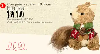 Panamericana Con Piña y Suéter 13.5cm oferta
