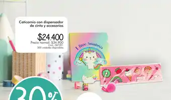Panamericana Caticornio con dispensador de cinta y accesorios oferta