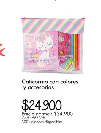 Panamericana Caticornio con colores y Accesorios oferta