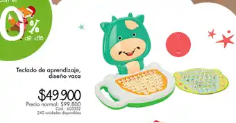 Panamericana Teclado de Aprendizaje Diseño Vaca oferta