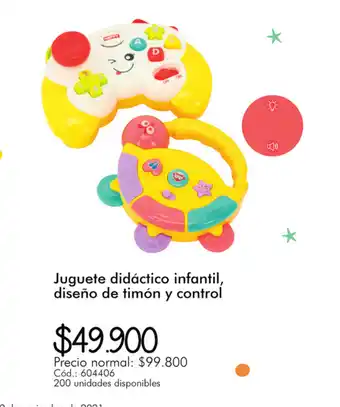 Panamericana Juguete Didactico Infantil Diseño de Timon y Control oferta