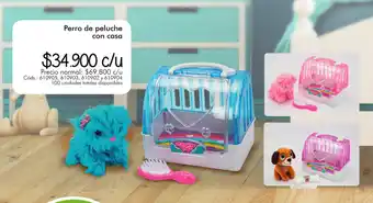 Panamericana Perro de Peluche con casa oferta