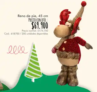 Panamericana Reno de pie 45cm oferta