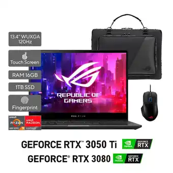 Falabella Portátil Gamer Asus Rog Flow X13 GV301QE 13.4 Pulgadas AMD Ryzen 9 16GB 1TB oferta