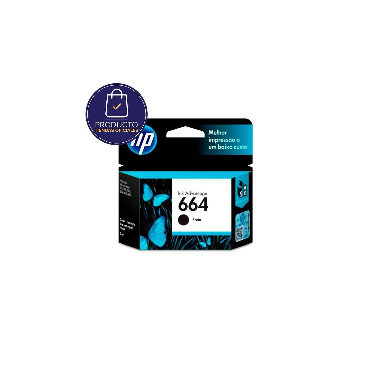 Oferta Cartucho De Tinta Hp 664 Negra en Falabella